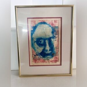K. Browne Signed Limited Ed 7/11 Watercolor